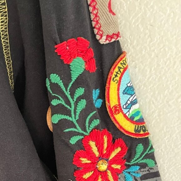 DOUBLE D RANCH Black Serpent Print & Embroidered Tee is NWOT!; Size 1X - Picture 6 of 8